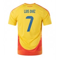 Kolumbien Luis Diaz #7 Fußballbekleidung Heimtrikot Copa America 2024 Kurzarm